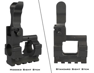 YHM Flip Front Sight Towers With Bottom Rails